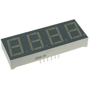 CC56-12GWA - 4-х разрядный индикатор 14,22мм/зеленый/568нм/3-13мкд