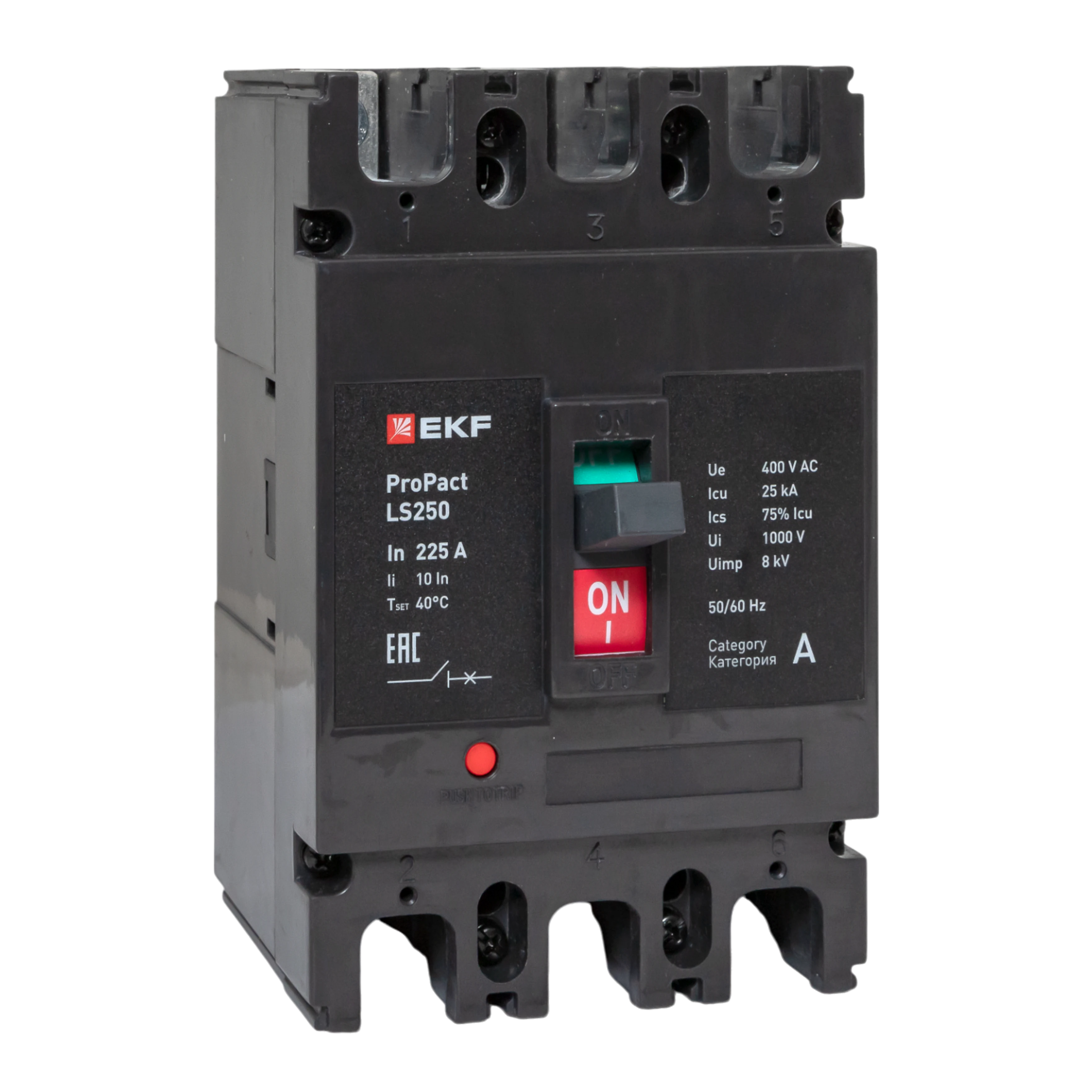 Автоматический выключатель LS250 25кА 3P 225А ProPact EKF
