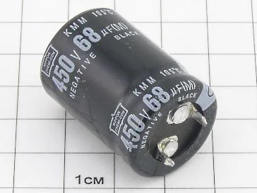 Конденсатор 68мкФ 450В 22x30 105°C