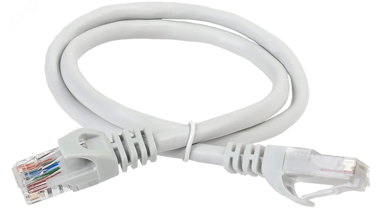 Патч-корд категория 5Е UTP 0.5м серый PC01-C5EU-05M