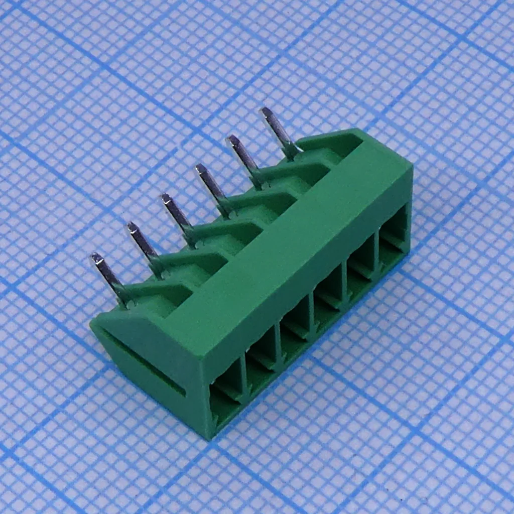 15EDGLC-3.5-06P-14-00A(H) - клеммный блок 6 контактов шаг 3.5мм