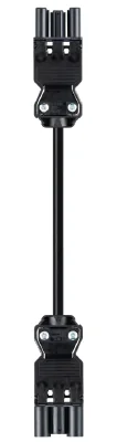GESIS GST18i3K1BS 25 60SW - Кабельная сборка, оконеченная вилочным разъемом GST18i3, и розеточным разъемом GST18i3, 3 полюса, длина кабеля: 6 метров, сечение жил кабеля: 3х2,5 мм.кв., номинальное напряжение: 250V, номинальный ток: 20А, цвет разъема: черны