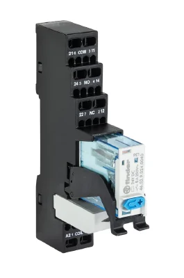 Реле FLARE MR 24VDC-2W-8A-F - Интерфейсный релейный модуль, 2 переключающих контакта, материал контакта: AgNi, рабочее напряжение: 24 V DC, номинальное напряжение переключения: 250 V AC, коммутируемый ток: 8 A, с пружинной фиксацией провода, серия flare M