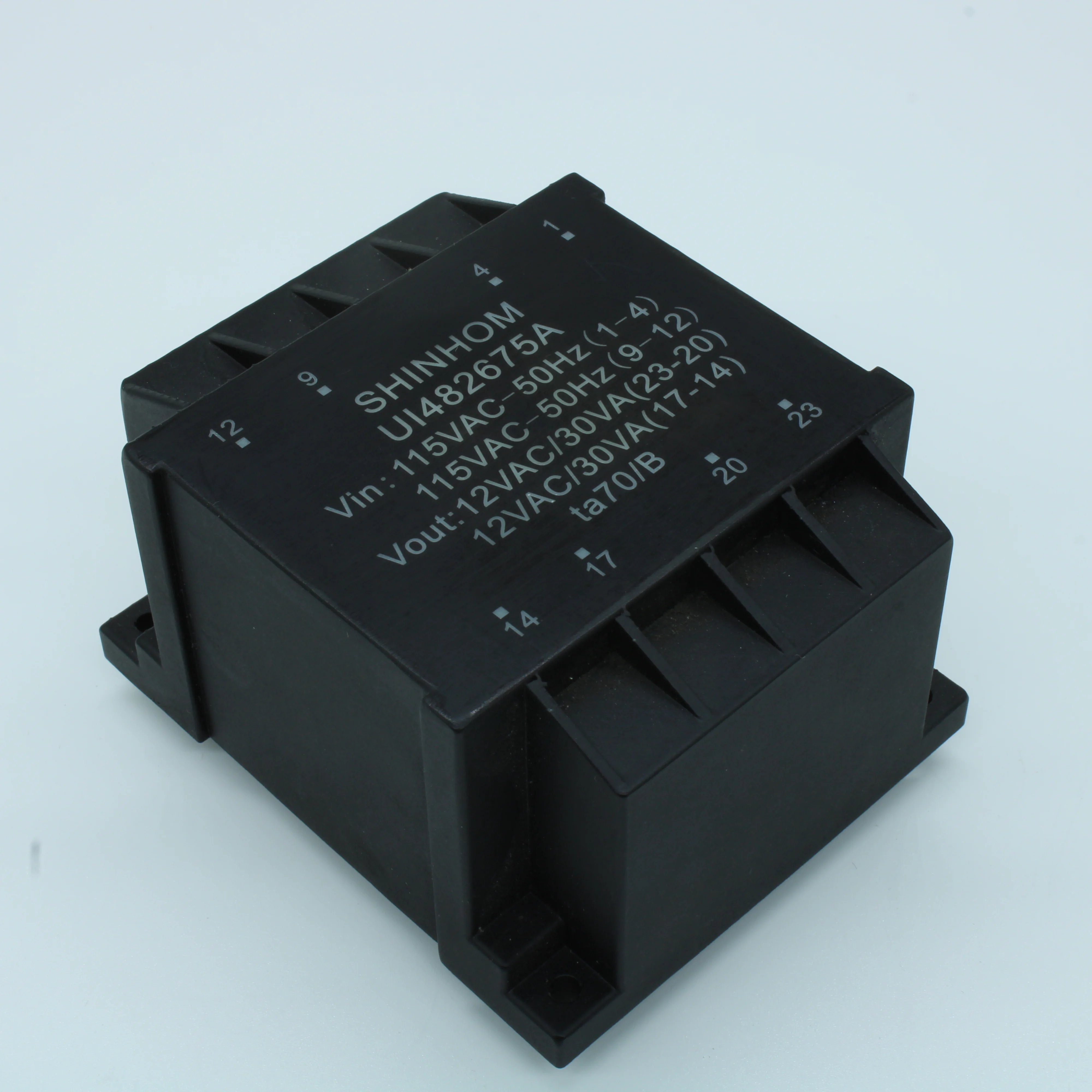 UI482675A (SXM-120G) - Трансформатор питания 60ВА  2*115В, 2x12В , 2x2500мА ta70°/B 48мм