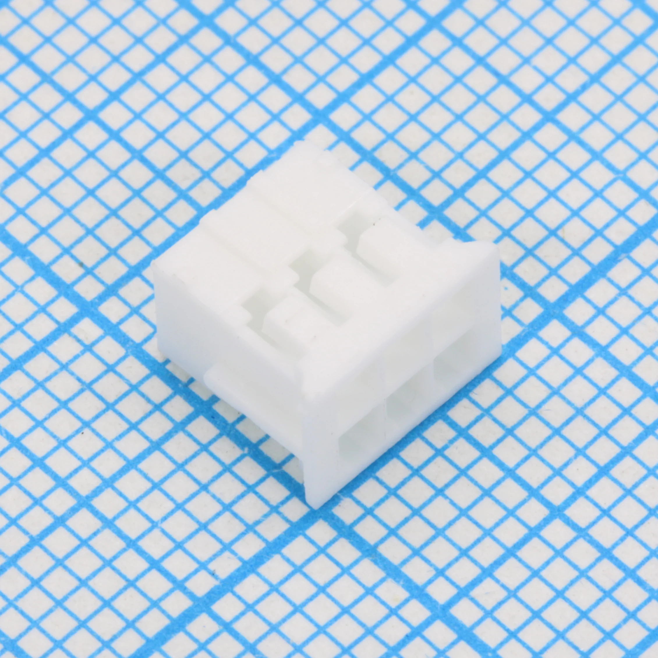 I-DS1066-01-SCW02X3 - Корпус разъема розетка на кабель 2x3 контакта, шаг 2.00мм