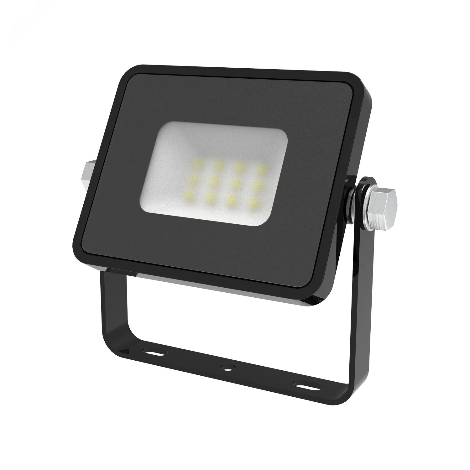 Прожектор LED Qplus 10W IP65 6500К черный 1/60 613511310