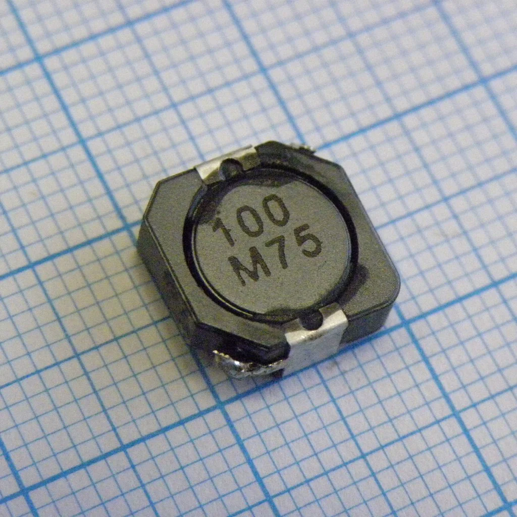 CDRH104RNP-100NC - Силовая SMD индуктивность 10мкГн ±30% 4.48A 0.026Ом c магнитным экраном