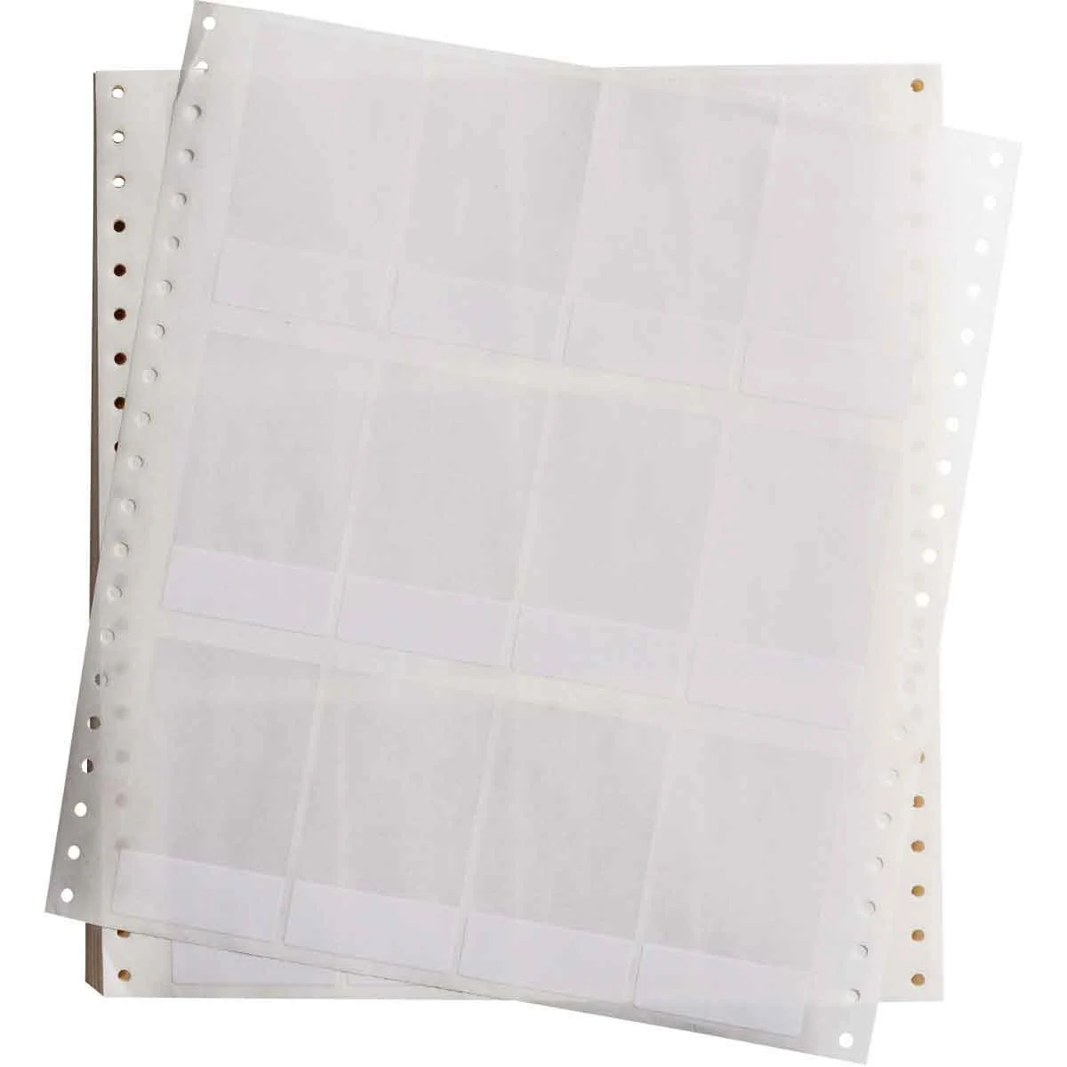 brd28407 - DAT-8-292-1 этикетки, самоламинирующийся винил В-292, цвет-белый, размер 48.26х80.95мм, 1000 шт/упак.