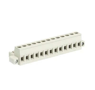 Розетка Wiecon 8113 B /13 F - Розеточный разъем, прямой, на кабель, с монтажными фланцами, шаг 5,00 мм, 13 полюсов, номинальное сечение: 2,5 мм кв., винтовая фиксация провода, 400V, 12А, с маркировкой, цвет: серый, серия 8113 F