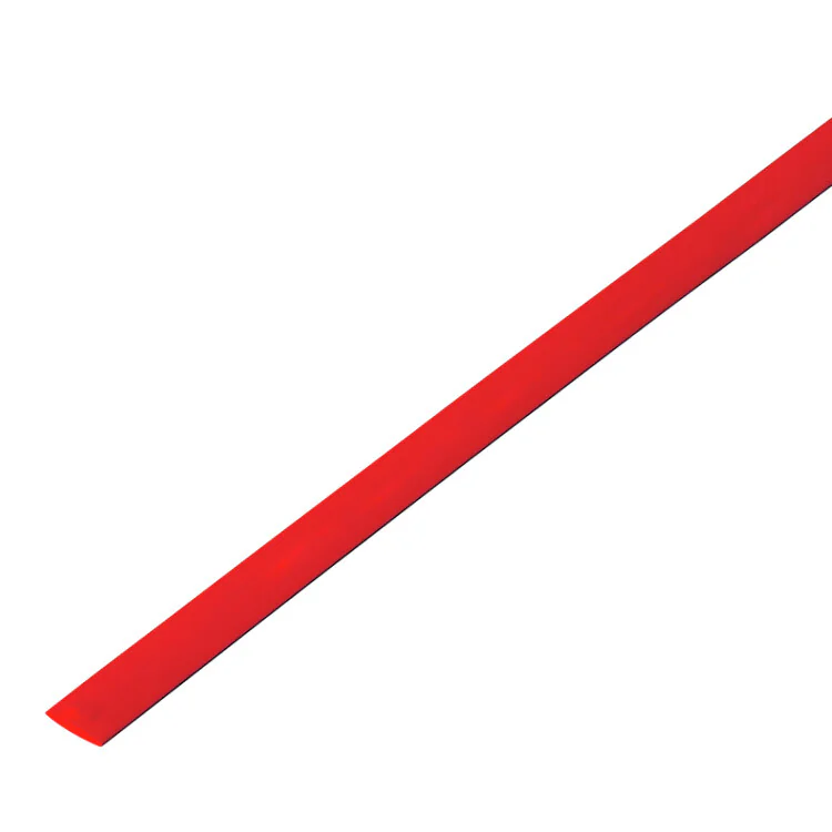 Трубка термоусаживаемая ТУТ 12,0/6,0мм, красная, 1м, 55-1204