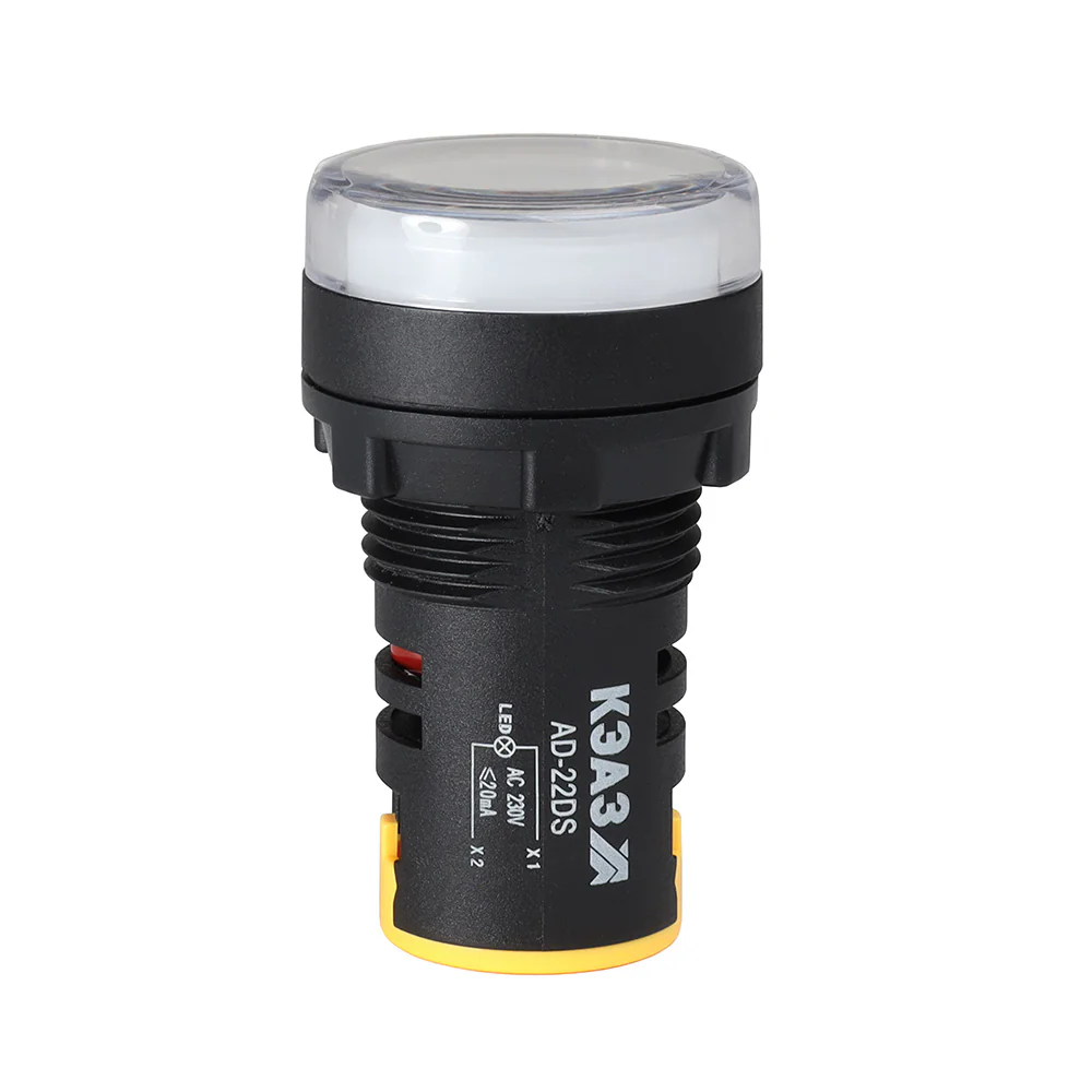 Лампа AD22DS(LED) матрица D22мм белый 24В AC/DC- 303926