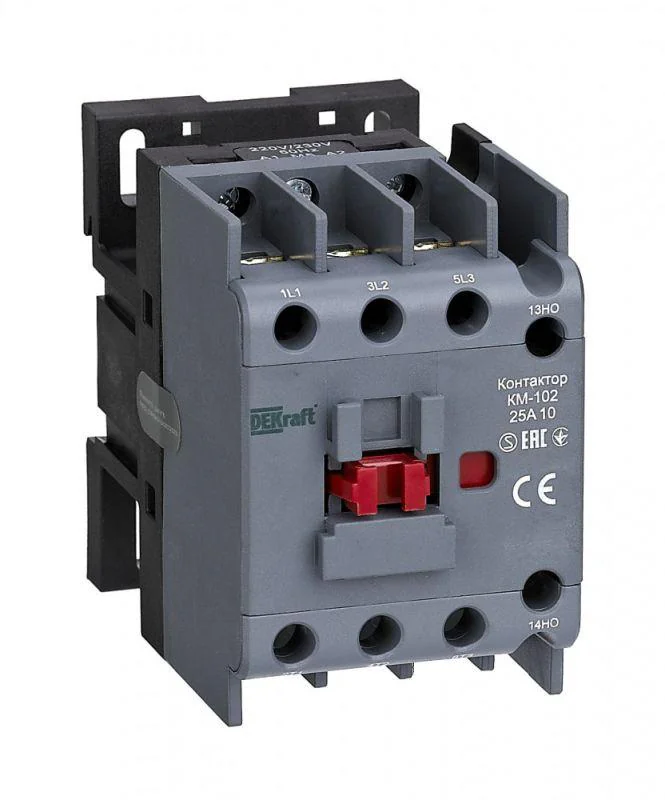 Контактор КМ-102 25А 230В AC АС3 АС4 11 21922DEK