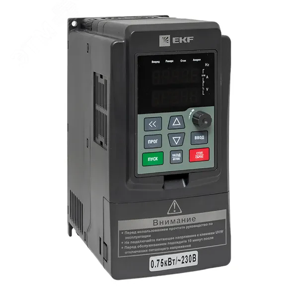 Преобразователь частоты 0.75/1.5кВт 1х230В VECTOR-100 PROxima VT100-0R7-1B