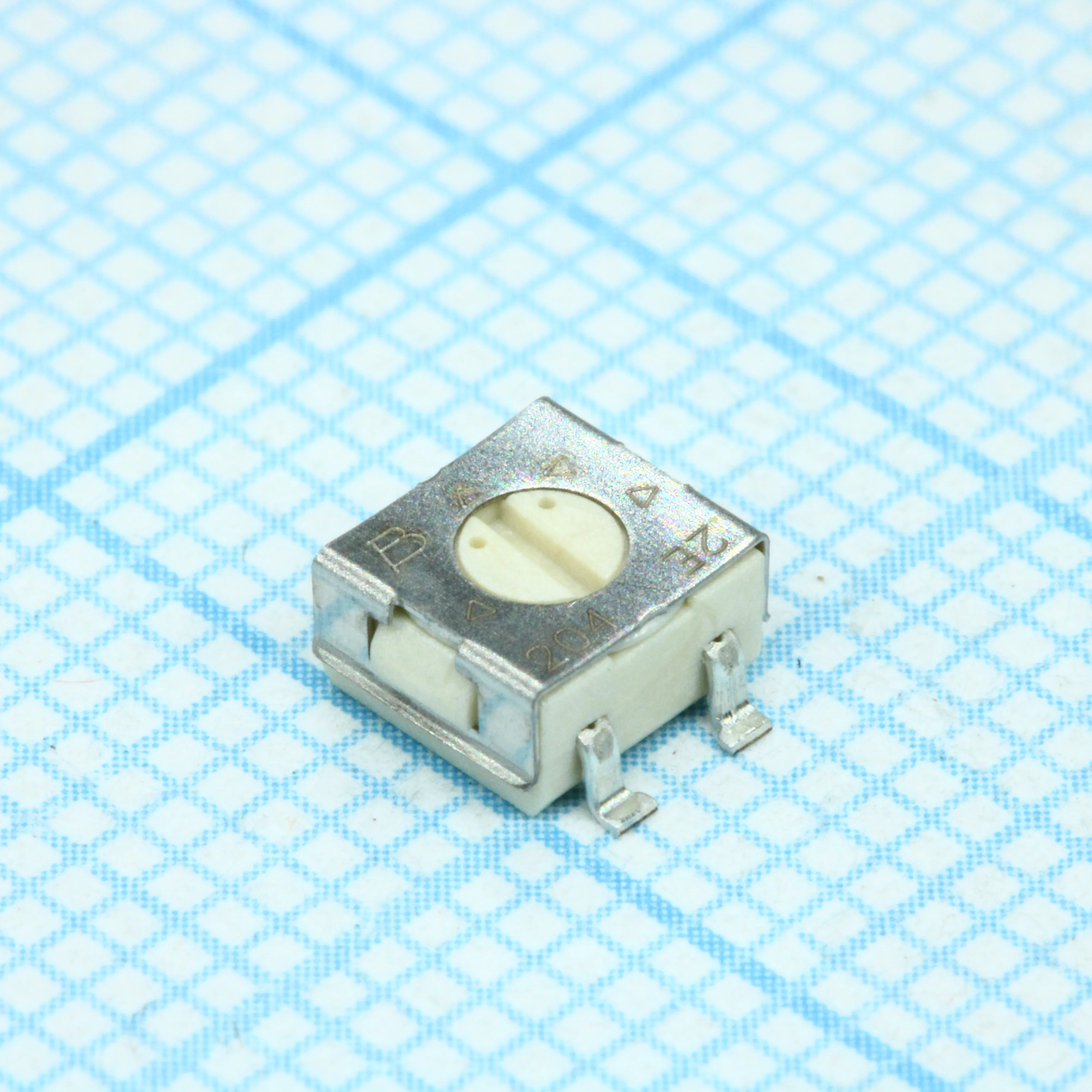 3314G-1-204E - Потенциометр однооборотный керметный 200кОм 0.25Вт SMD