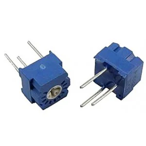 TSR-3323P-105R - Потенциометр однооборотный керметный 1МОм 0.25Вт ±10% (6.8 X 6.8 X 6мм)