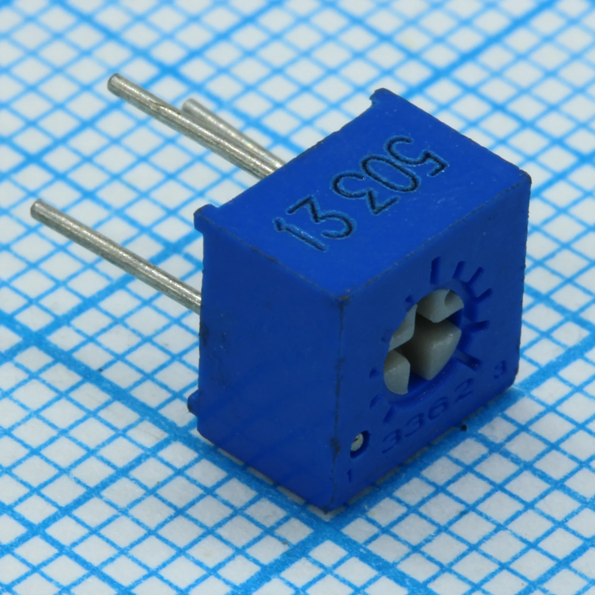 3362P-1-503 - Потенциометр однооборотный 50кОм 0.5Вт PC PIN