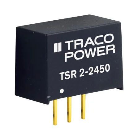 TSR 2-2490 - DC/DC, 18Вт, вход 12…36В, выход 12В/2А, не изолированный, КПД 95%, SIP3, 14x10.1x7.5мм, -40…85°C, пластик