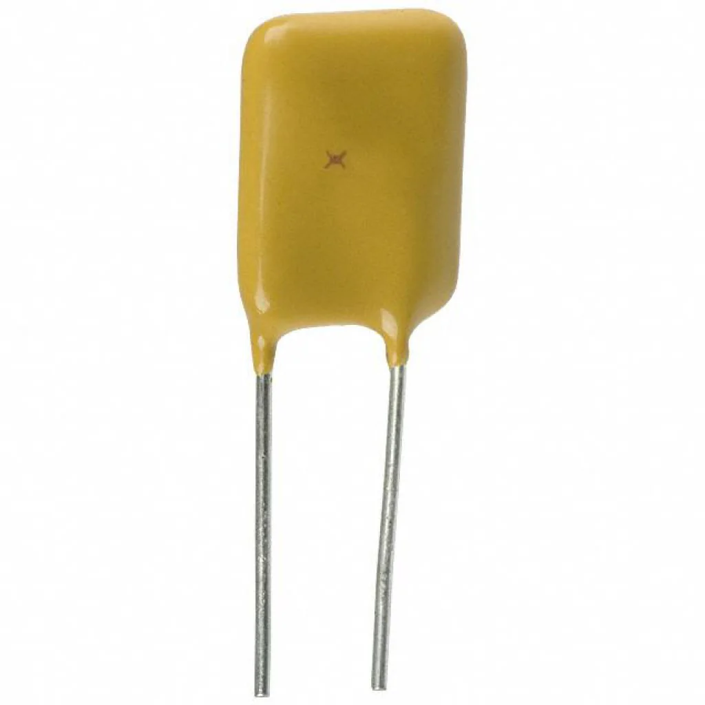 LVR040S - Самовосстанавливающийся предохранитель PTC 0.4A(hold) 0.9A(trip) 240V 5.5A 2W 24s 0.6Ohm 11.5 X 3.8 X 19.5 прямые выводы россыпь
