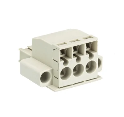 Розетка Wiecon 8213 BFK / 3 TOP K F - Розеточный разъем, угловой, на кабель, с монтажными фланцами, шаг 5,08 мм, 3 полюса, номинальное сечение: 2,5 мм кв., пружинная фиксация провода, 400V, 12А, с маркировкой, цвет: серый, серия 8213 BFK F