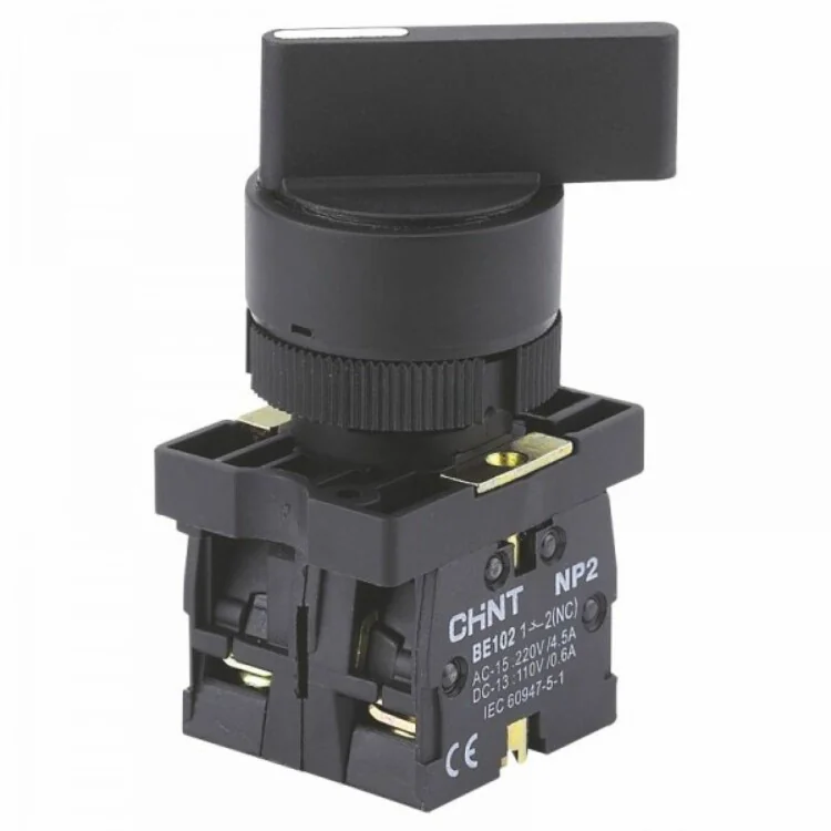 Переключатель NP2-EJ53 3 положения возвратом 2НО IP40 574111