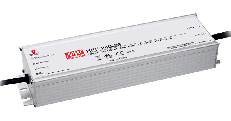 HEP-240-48A - Импульсный источник питания класс защиты IP65 240Вт 48В/5A