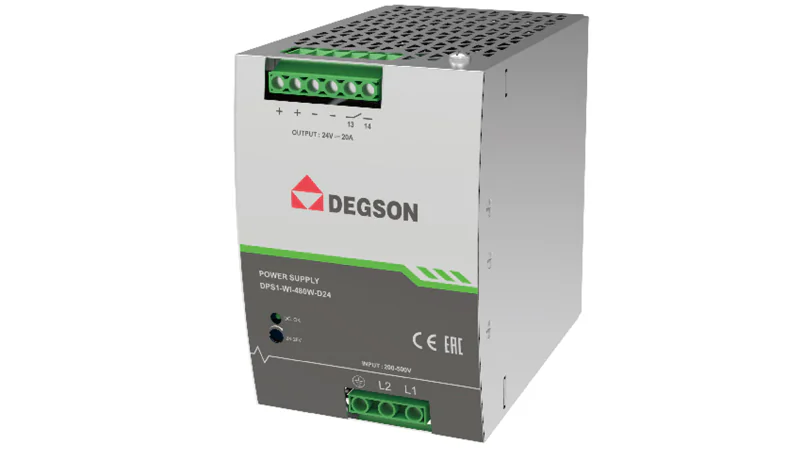 Блок питания DPS1-WI-480W-D48 - Источник питания, однофазный, 48V / 10A / 480W; диапазон входных напряжений: 180 - 550VAC / 254 - 780VDC, монтаж: на DIN рейку, температура окружающей среды –30°C…+70°C