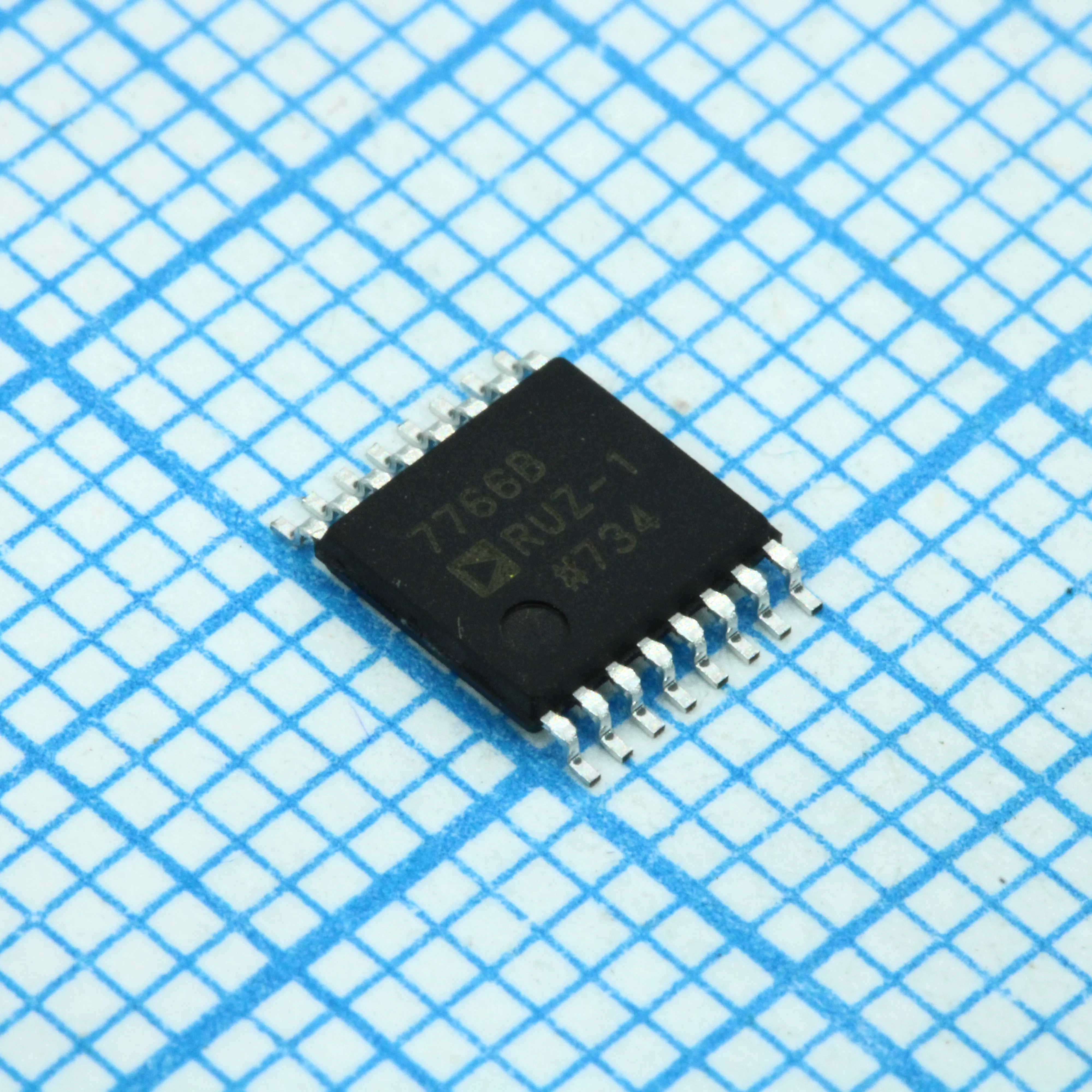 AD7766BRUZ-1 - 24-разрядный АЦП, быстродействие 64kSPS одноканальный 16-Pin TSSOP туба
