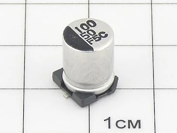 ЧИП 100мкФ 50В (8х10.2) 105°C