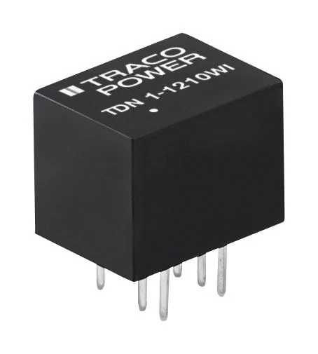 TDN 1-2412WI - Преобразователь DC/DC на печатную плату вход 24В выход 12В 0.09A 1Вт 6-Pin DIP модуль