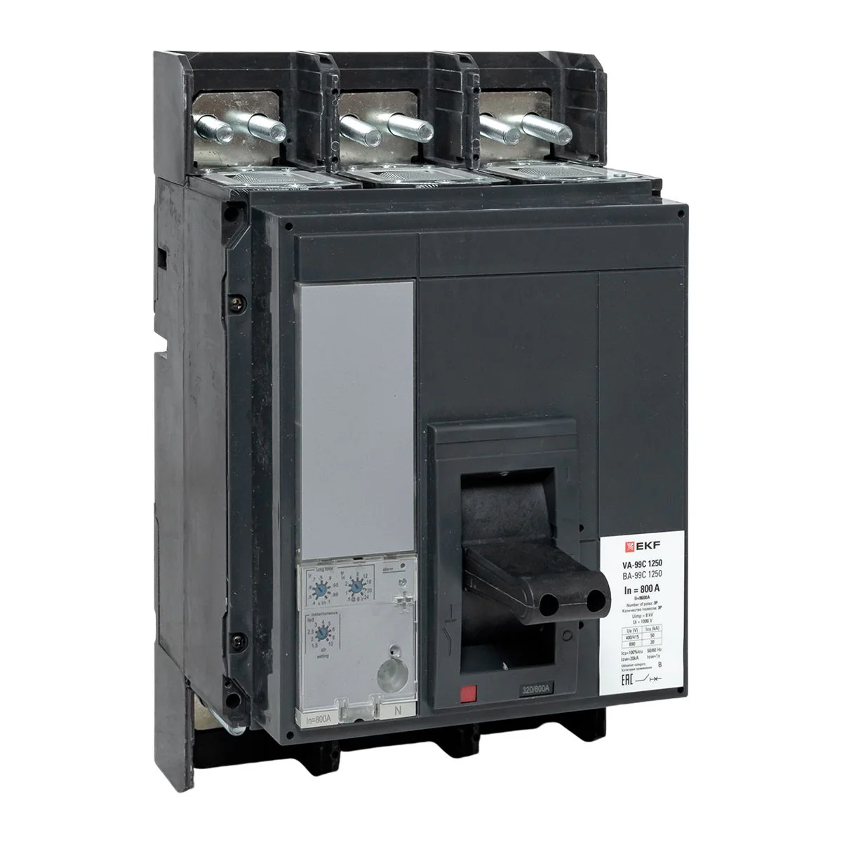 Выключатель автоматический ВА-99C (Compact NS) 1250/ 800А 3P 50кА EKF PROxima(кр.1шт)