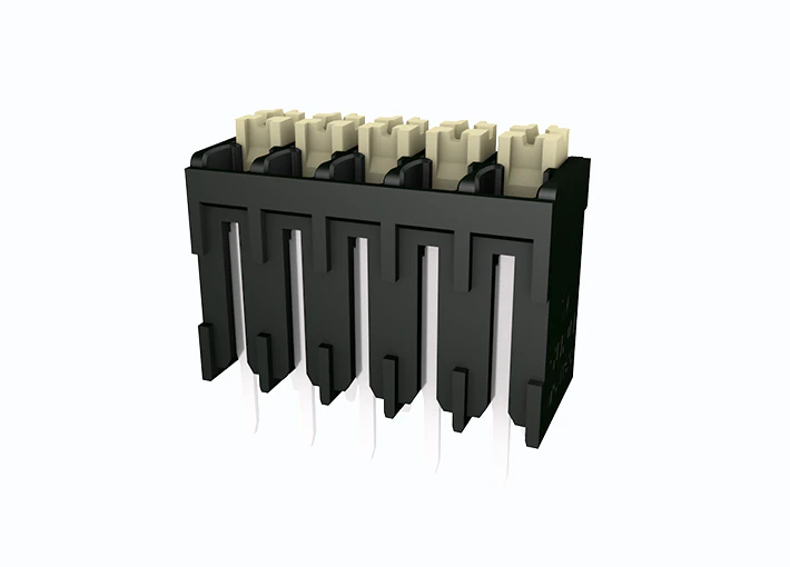 Розеточный разъем на плату MC-TI3.5V02P-BK-0001 - Клемма, вертикальный подвод кабеля, на плату, шаг: 3.5 мм, 2 полюса, фиксация провода Push-In, исполнение: стандартное, 200V, 17,5A, цвет: черный