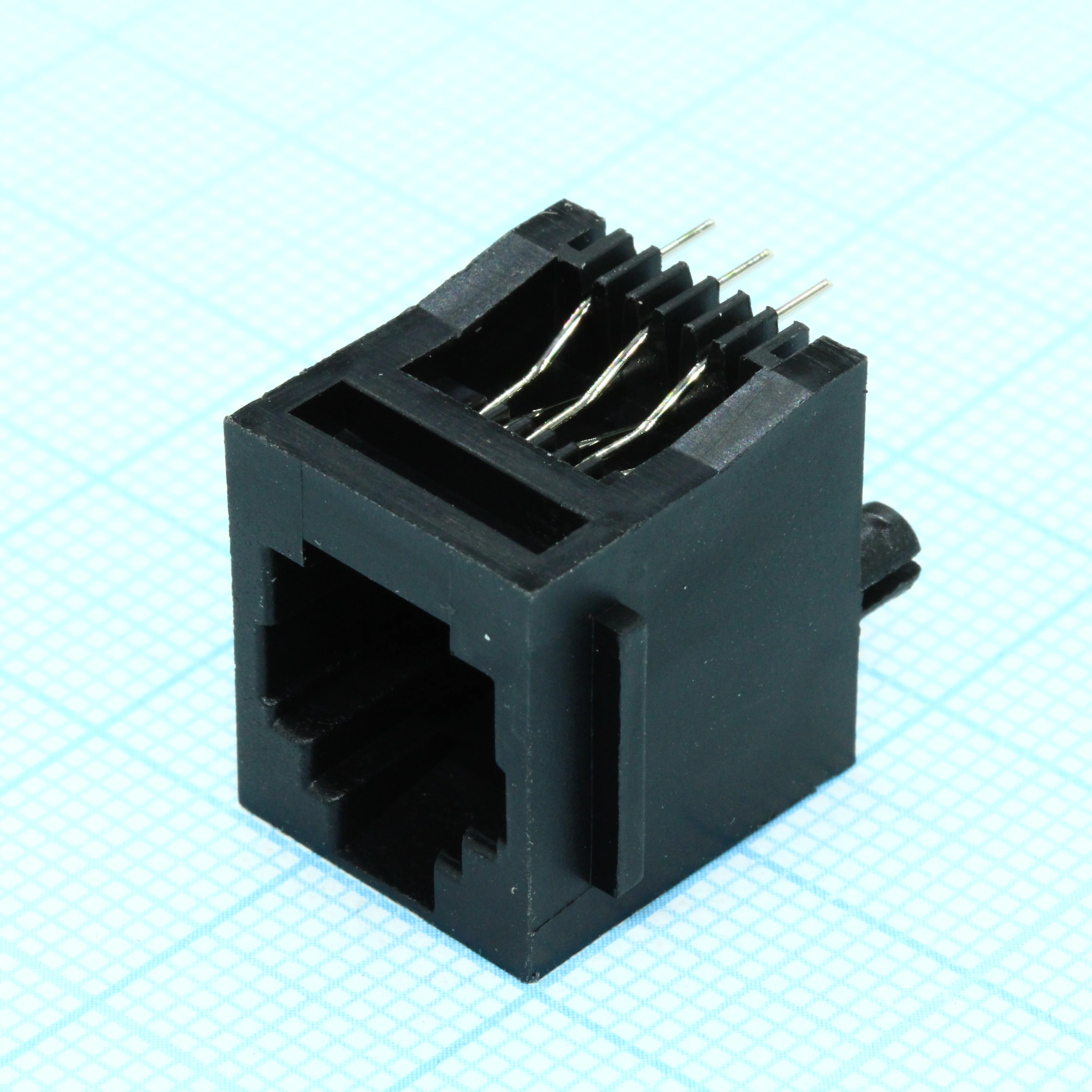 KLS12-154-6P6C-W-S-1-01 - Разъем на плату 6P6C, тип 3