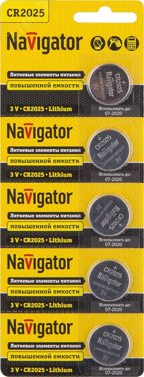 Батарейка NBT-CR2025-BP5 17013