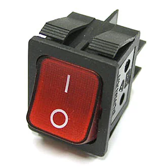 IRS-201-8C  ON-OFF - Клавишный переключатель с подсветкой 15А 250В , ON-OFF