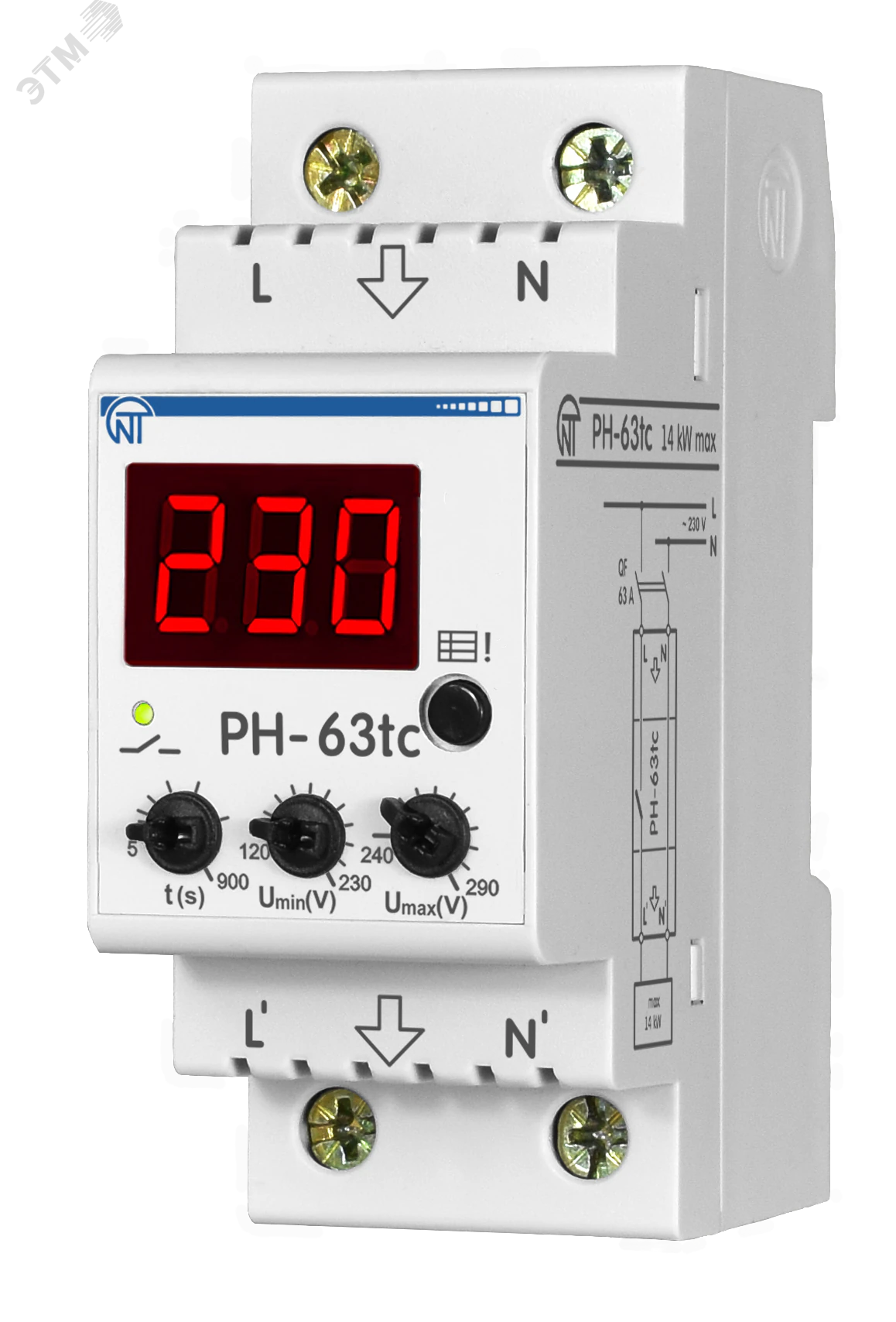 Реле напряжения РН-63tc 3425600063tc