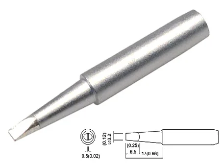QSS960-T-3.2D - Жало паяльное, клин 3.2мм, для станций Quick 236/969/967/375A+/375B+/3104