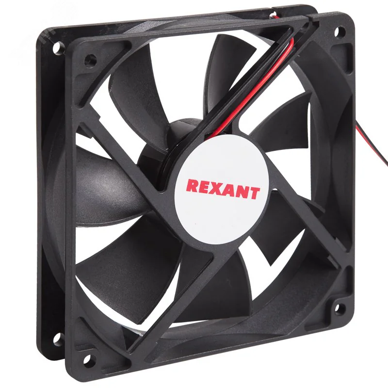 RX 12025MS 24VDC - Вентилятор 24В 120х120x25 2200 об/мин, 125.4м3/час, 35дБ, подшипник скольжения, тип вывода - провод