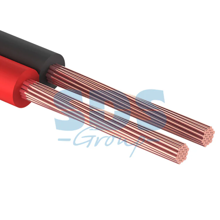 Кабель Stereo 2х0.50 красн./черн. (уп.20м) 01-6103-3-20