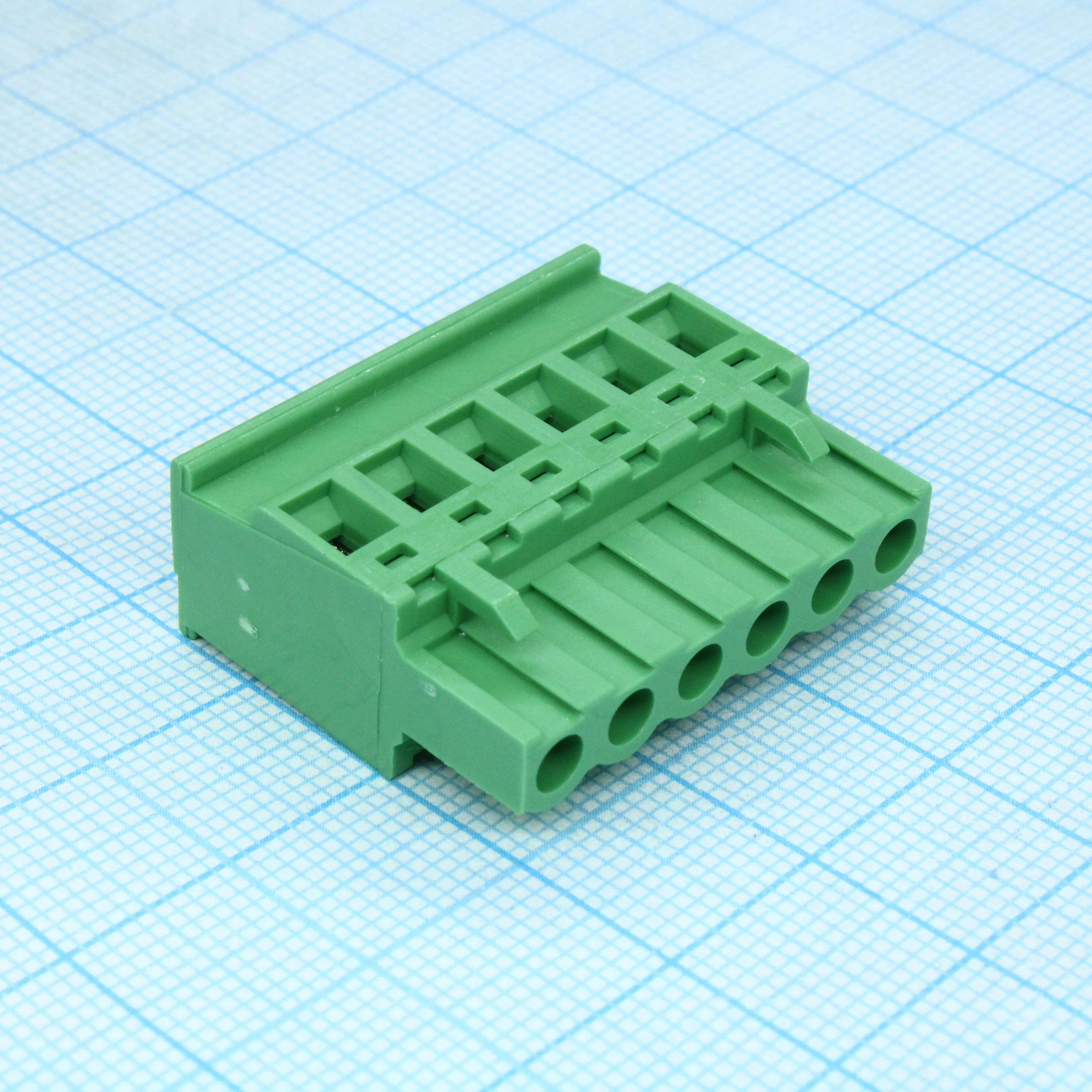 2EDGKA-5.0-06P-14-00A(H) - Разъемный клеммный блок 6 контактов шаг 5.0мм