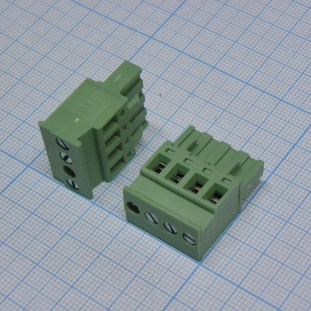 2EDGKA-5.08-04P-14-00A(H) - Разъемный клеммный блок 4 контакта шаг 5.08мм