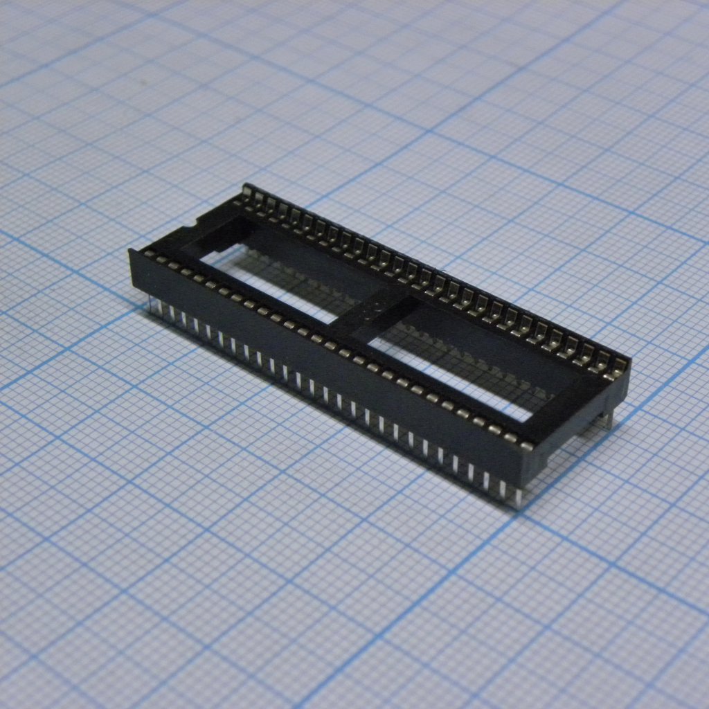 ICSS-56 (1.78mm) - DIP-панель под микросхему 56pin, шаг 1.778мм, ширина 15.24мм